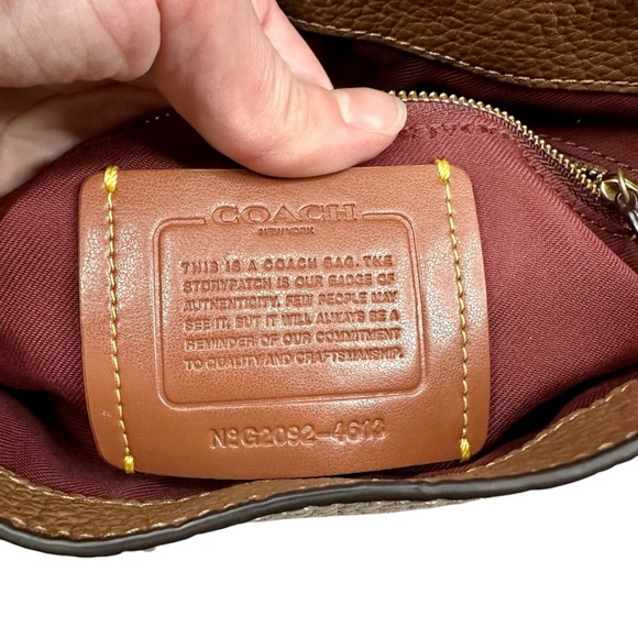 COACH Women's Color-block May Shoulder Bag - Picture 7 of 7